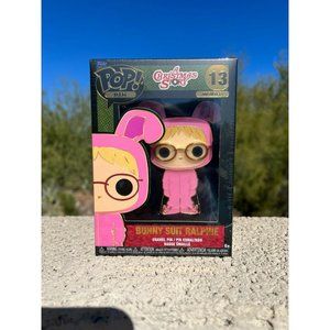 Funko Pop Large Enamel Pin-Movies-A Christmas Story-Bunny Suit Ralphie (#13,NEW)